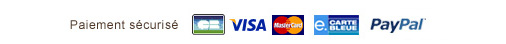 Paiements scuriss paypal visa mastercard et cheque